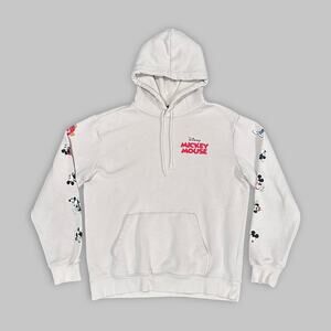 Disney Mickey Mouse Beige Hoodie Sweatshirt – Men’s Medium